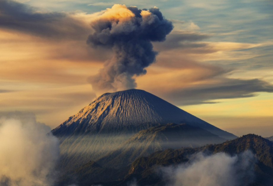 Mount Semeru volcano erupts in Indonesia