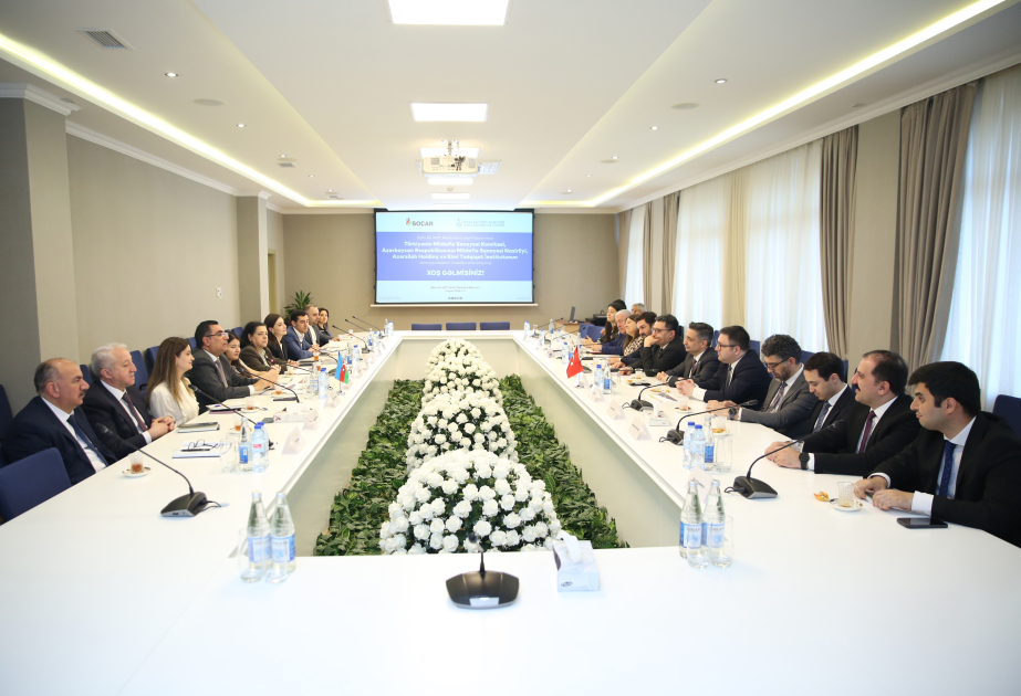 Türkiyə Müdafiə Sənayesi Komitəsinin rəhbərliyi Bakı Ali Neft Məktəbində