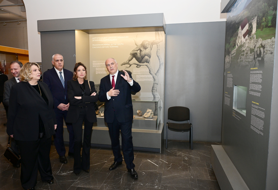 La Primera Dama de Azerbaiyán visitó el Museo Nacional de Georgia en Tiflis
