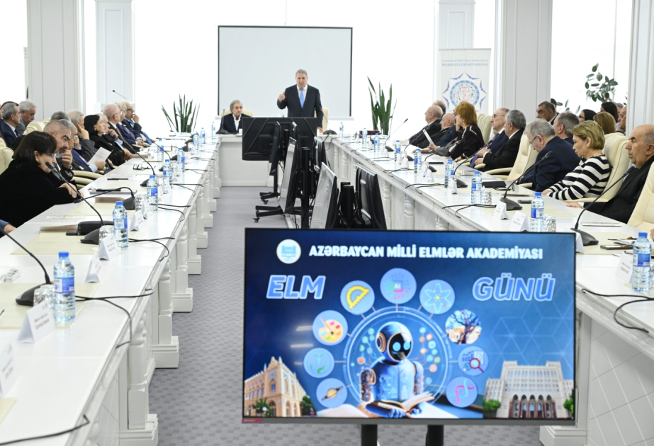 AMEA-da Elm Günü qeyd olunub VİDEO