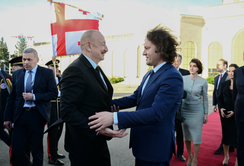 President Ilham Aliyev shared video on his social media accounts regarding his state visit to Georgia VIDEO