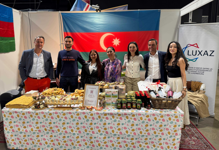 Azerbaijani stand draws great attention at international festival in Luxembourg
