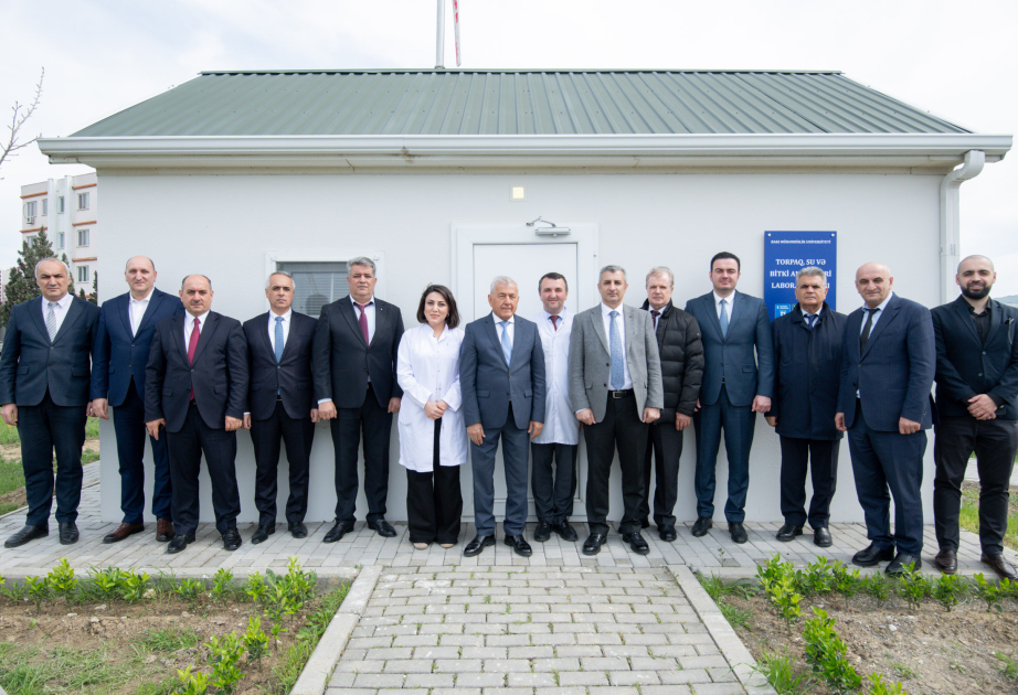 BMU-da aqrokimyəvi analizlərin aparılacağı müasir laboratoriya açılıb