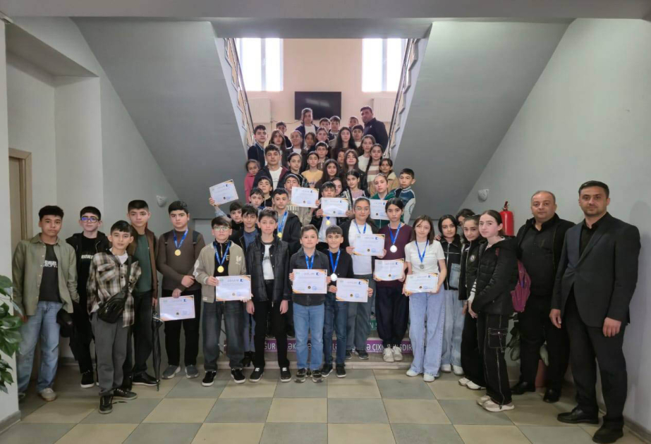 Balakəndə təşkil edilən intellektual yarışın qalibləri mükafatlandırılıblar