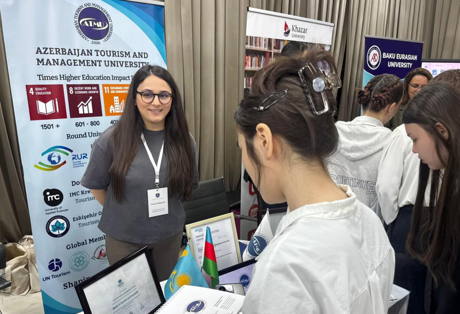 L’Université du tourisme et du management d’Azerbaïdjan représentée à un salon international à Almaty
