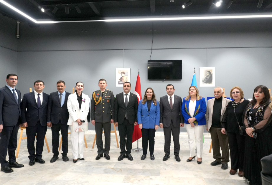 Ankarada azərbaycanlı rəssamların sərgisi açılıb VİDEO