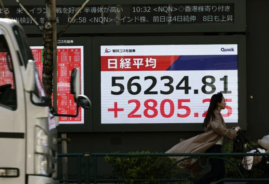 Japan's Nikkei stock index ends up over 5% on U.S.-Iran cease-fire deal