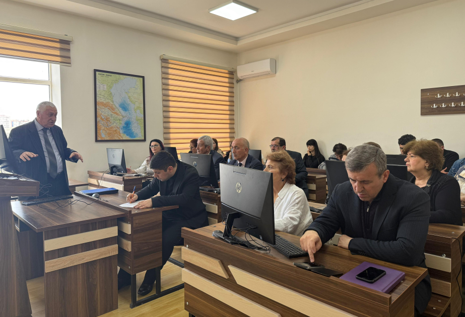 Xəzərin səviyyə dəyişməsi və sahil zonasında məskunlaşma - elmi seminar