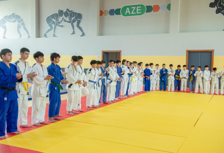 Yevlax Olimpiya İdman Kompleksində yeni cüdo zalı fəaliyyətə başlayıb