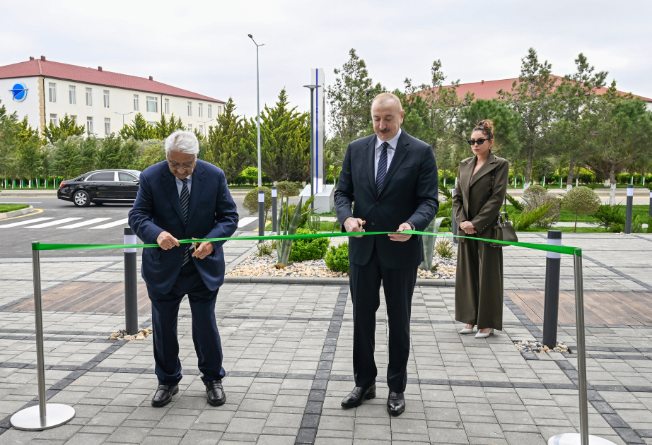 President Ilham Aliyev attended opening of International Training Center at National Aviation Academy VIDEO