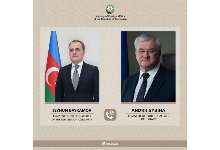 Azerbaijani, Ukrainian FMs talk over phone