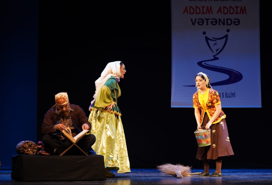 Bakı Uşaq və Gənclər Teatrının aktyorları Şəkinin qonağı olub