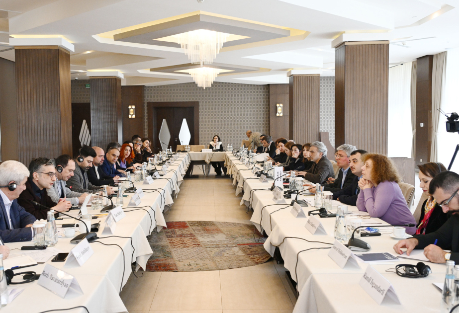 La mesa redonda con la participación de representantes de la sociedad civil de Azerbaiyán y Armenia continúa