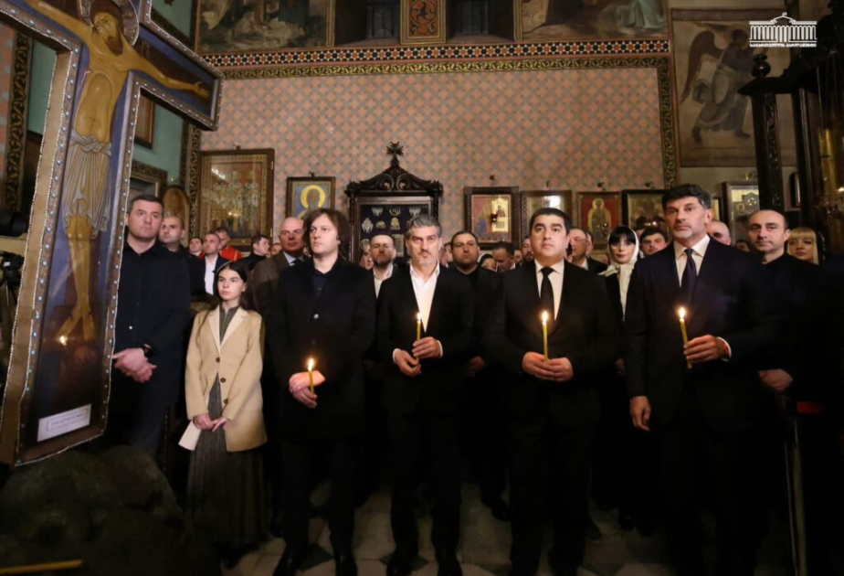 Gürcüstanın provaslav xristianları Pasxa bayramını qeyd edirlər