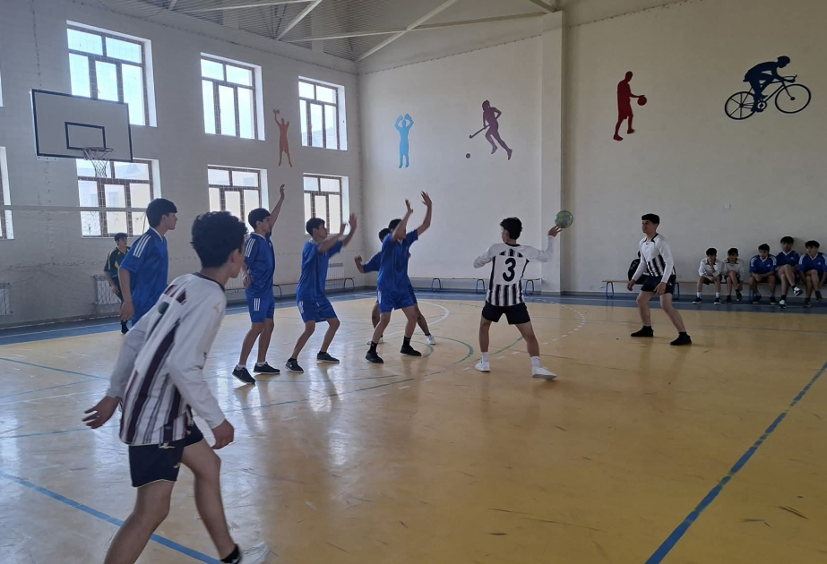 Tovuzda həndbol üzrə rayon birinciliyinin qalibləri mükafatlandırılıb