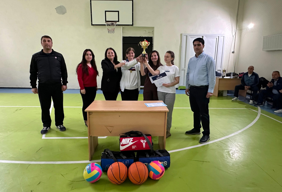 Qaxda müəllimlərin 3x3 basketbol turnirinin qalibləri müəyyənləşib