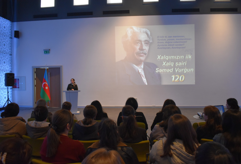 Qaxda Səməd Vurğunun 120 illiyinə həsr olunan ədəbi-bədii gecə - “Mən səadət aşiqiyəm”