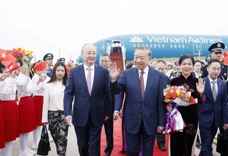 Vietnam's top leader To Lam arrives in Beijing for state visit