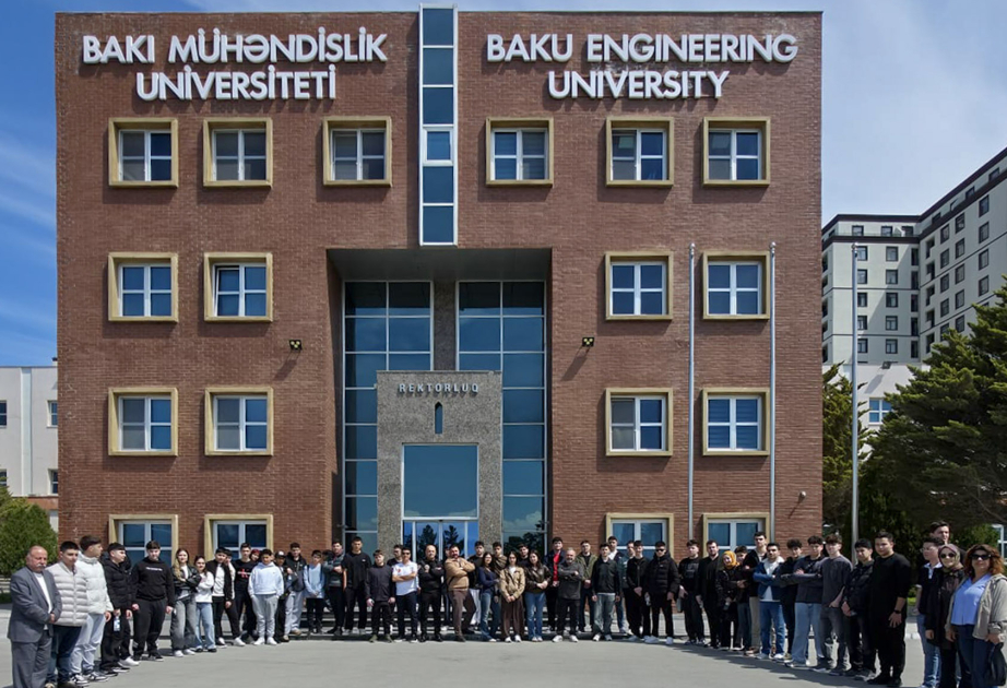 Türkiyədən gəlmiş şagirdlər BMU-nun tədrisvə tədqiqat infrastrukturu ilə tanış olublar