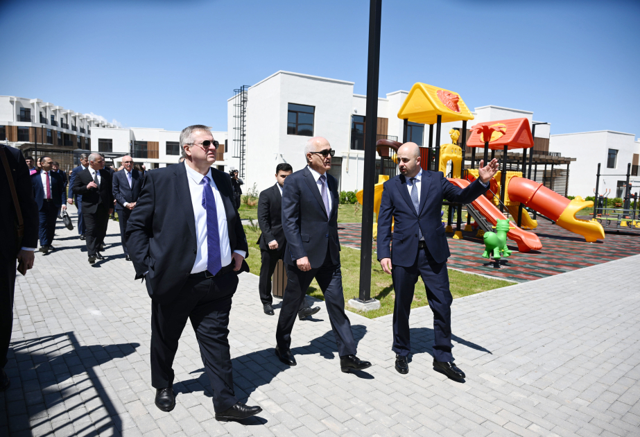 Azerbaijani and Russian officials arrive in Zangilan city