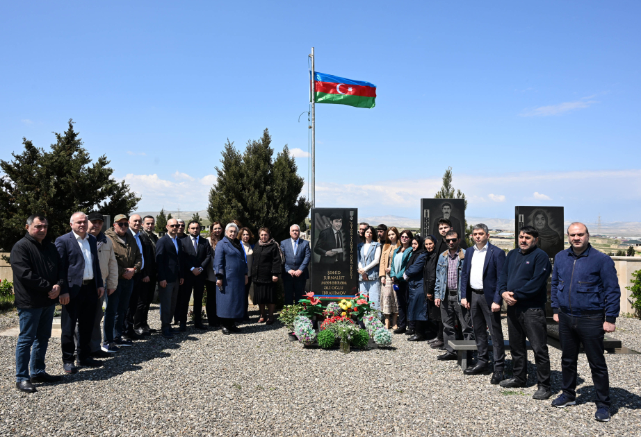 Gedenken an Märtyrerjournalisten Journalisten Maharram Ibrahimov