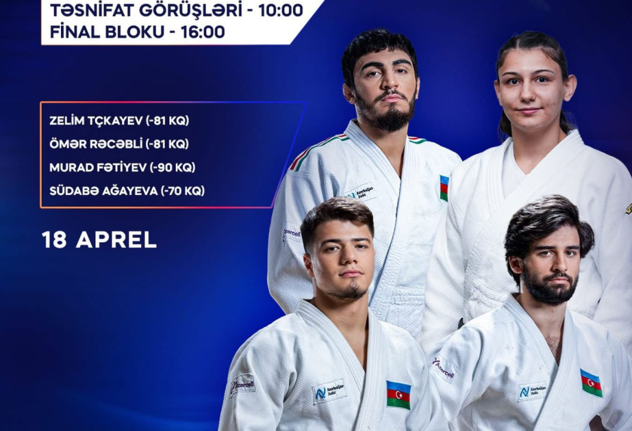 Championnats d'Europe : Quatre judokas azerbaïdjanais en lice