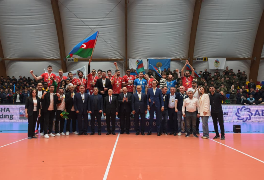 “Xilasedici" komandası voleybol üzrə Azərbaycan çempionu olub