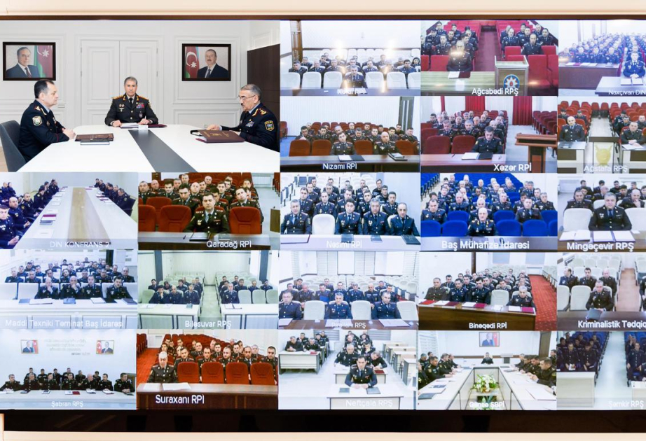 Bu ilin 3 ayında qeydə alınmış 7738 cinayətin 85,9 faizinin açılması təmin olunub – DİN-də kollegiya iclası