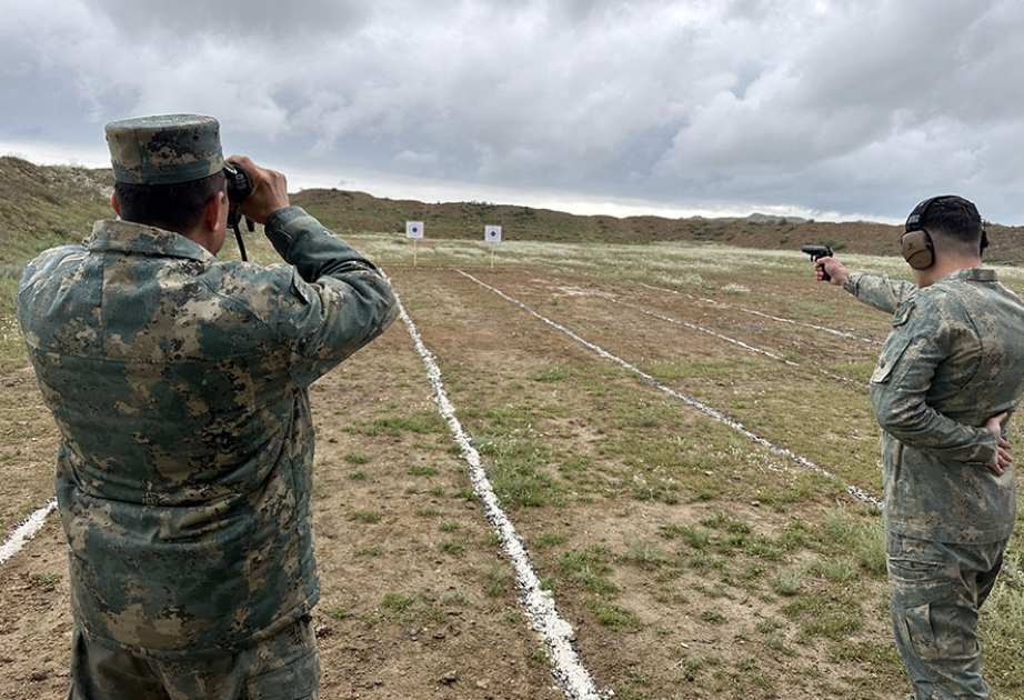 Azerbaijan Army holds a shooting championship