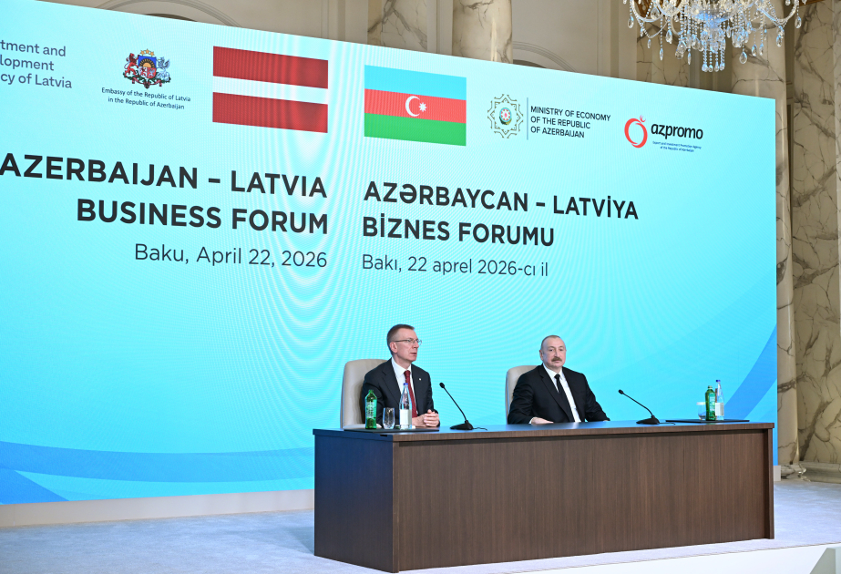 President Edgars Rinkēvičs: Azerbaijan is a strategic partner for many European countries