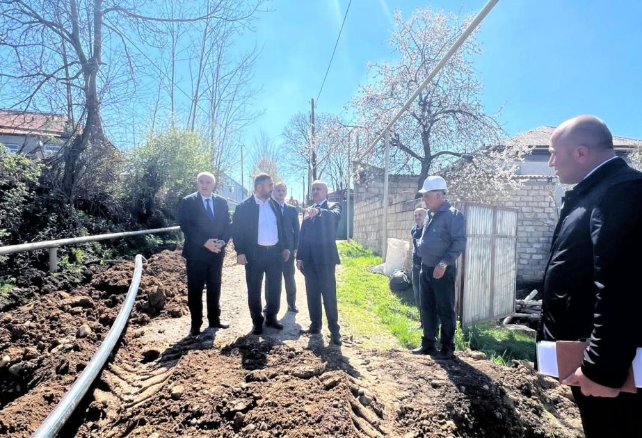 Qusarın Xürel kəndinə təbii qaz, Avarana isə içməli su xətləri çəkilir