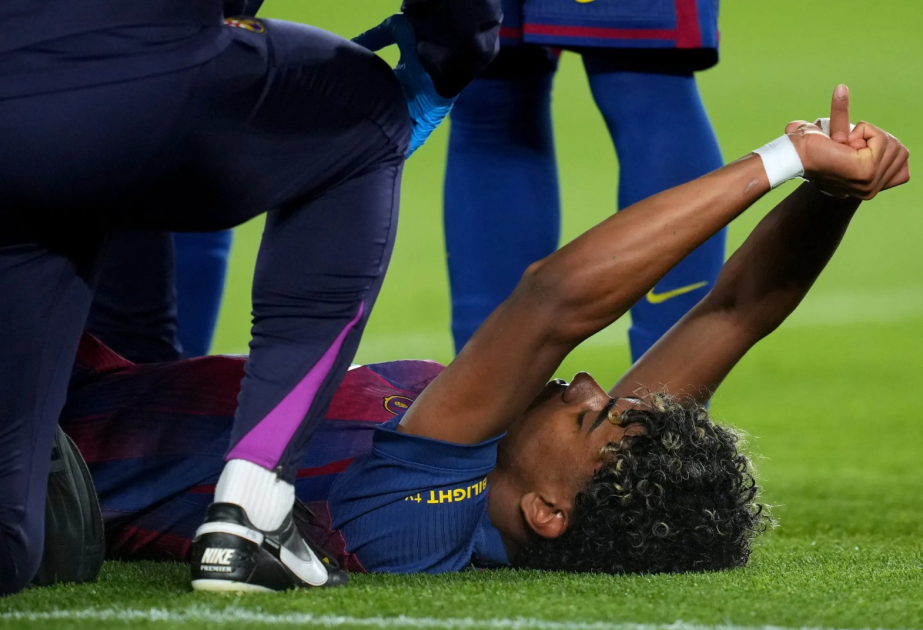 World Cup worry as Lamine Yamal injured while converting penalty in Barcelona’s win over Celta Vigo