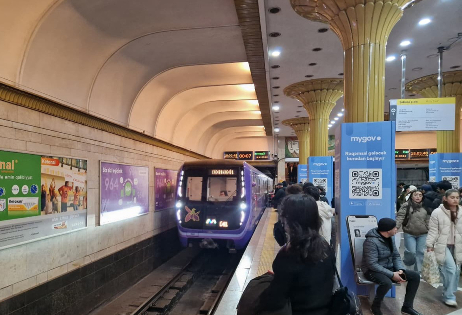 Bakı metropolitenində qatarların hərəkəti tam bərpa olunub