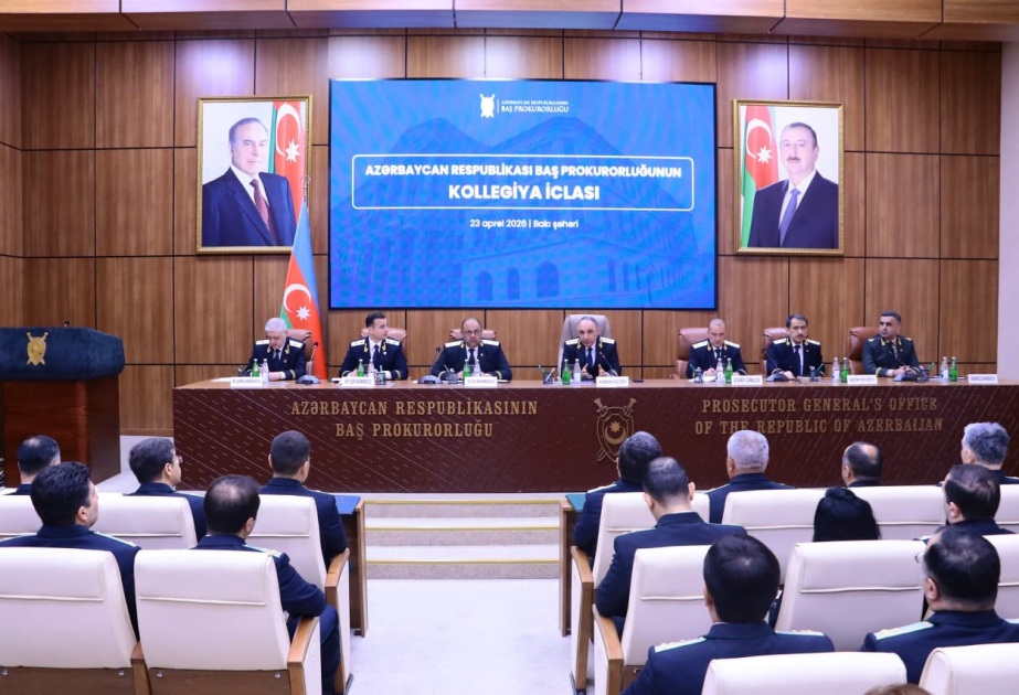 Baş Prokurorluqda geniş kollegiya iclası olub