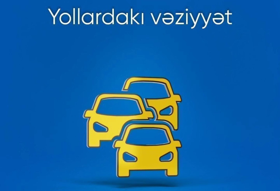 Bakının bəzi yollarında nəqliyyatın hərəkətində sıxlıq yaranıb