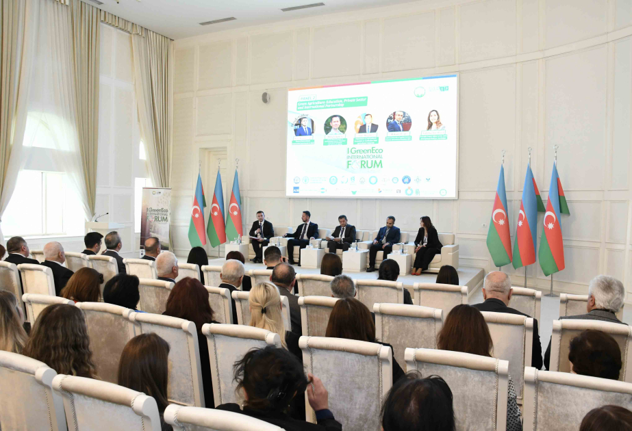 “I Yaşıl İqtisadiyyat” Beynəlxalq Forumu keçirilib