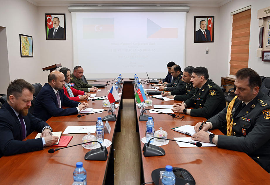 Defense Ministries of Azerbaijan and Czech Republic sign bilateral military cooperation plan