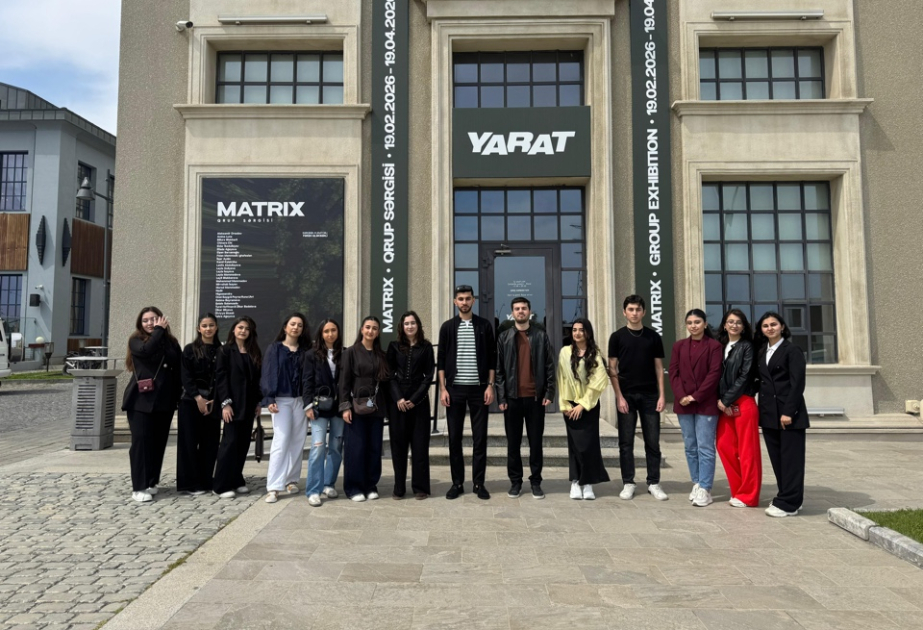 BDU tələbələri “YARAT” Müasir İncəsənət Mərkəzində