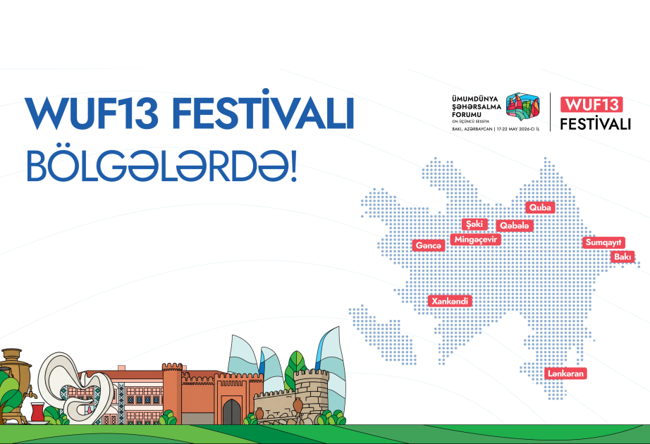 WUF13 ərəfəsində Azərbaycanın bir sıra şəhərlərində silsilə tədbirlər təşkil olunacaq