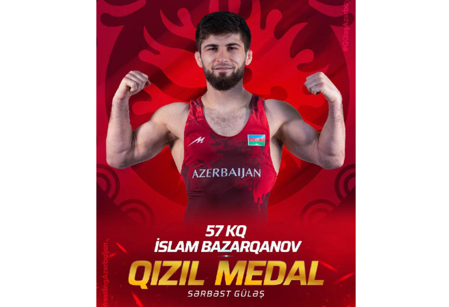 Azerbaijani wrestler crowned European champion