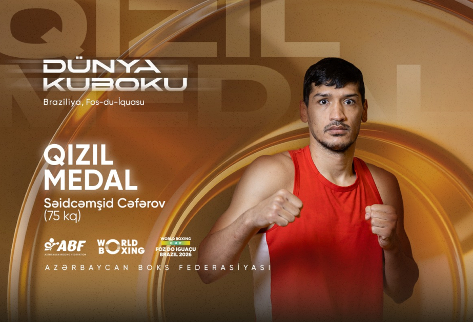Azerbaijani boxer secured gold medal at World Cup in Brazil