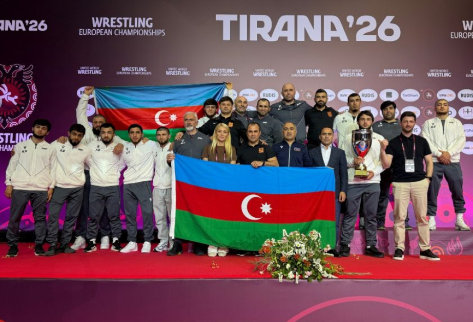 Azerbaijan wins its sixth European freestyle wrestling title