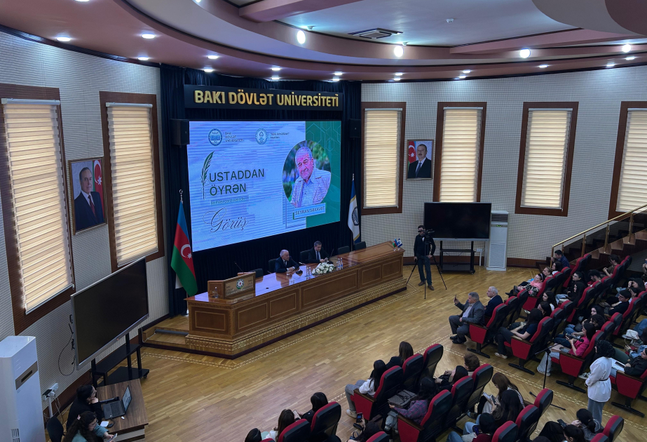 Ustaddan öyrən: BDU-da tanınmış yazıçı Seyran Səxavətlə görüş