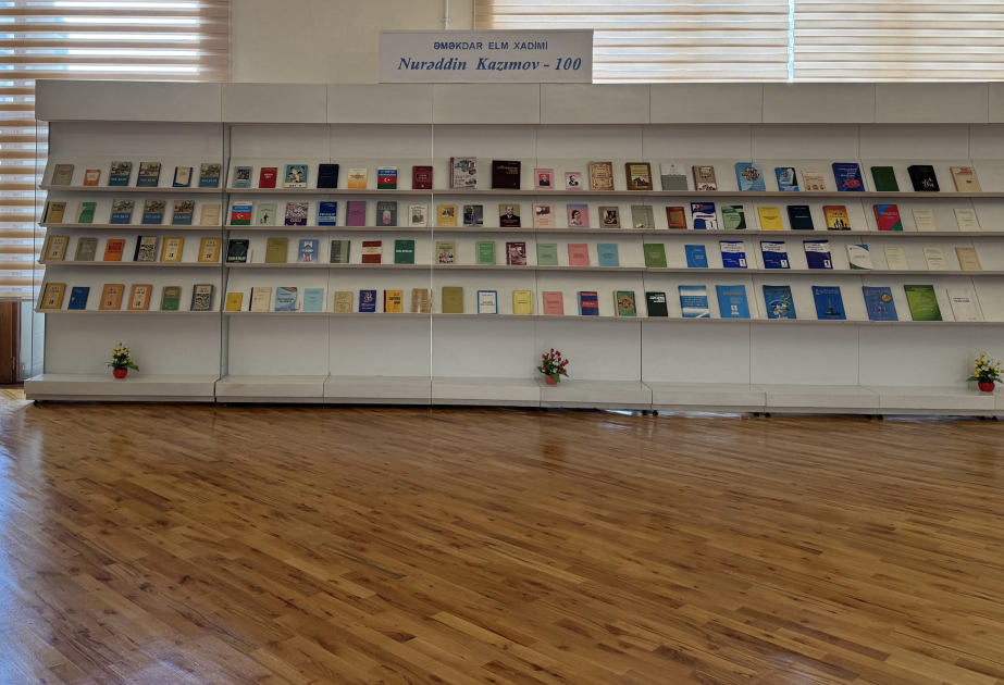 Milli Kitabxanada professor Nurəddin Kazımovun 100 illiyi münasibətilə sərgisi istifadəçilərə təqdim olunub