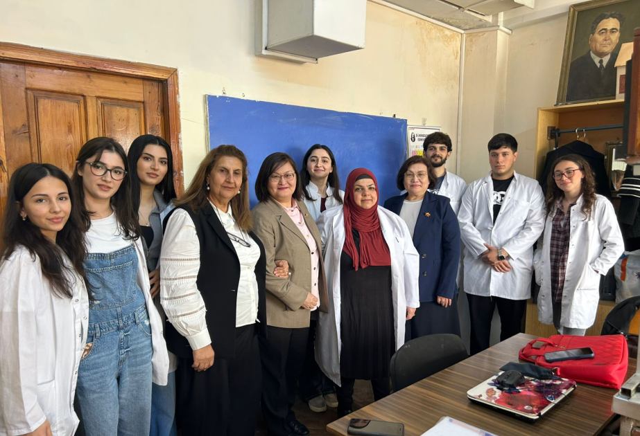 Qazaxıstanın Xəzər Texnologiya və Mühəndislik Universitetinin müəllimləri ADPU-da mübadilə proqramında