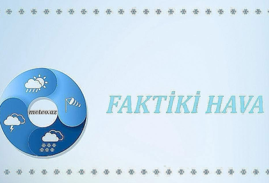 Dağlıq ərazilərə qar, digər yerlərə yağış yağır – FAKTİKİ HAVA