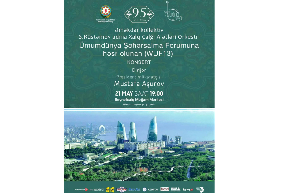 L’orchestre Saïd Rustemov se produira dans le cadre du WUF13