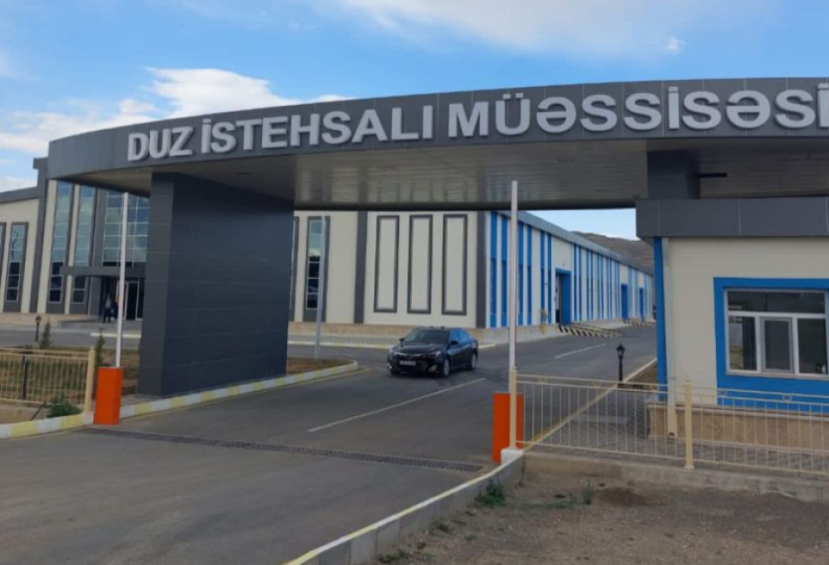 Naxçıvan duzunun istehsalı bərpa olunub