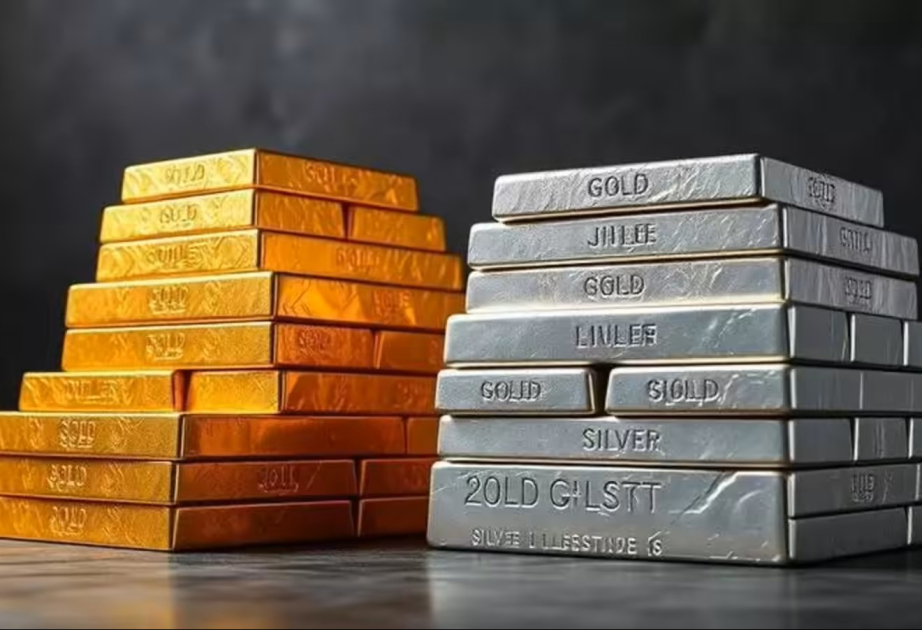 Dünya bazarında qızıl ucuzlaşıb, gümüş bahalaşıb