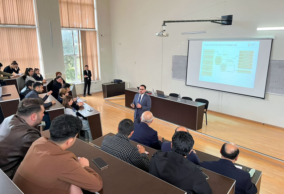SDU tələbələrinə rəqabətin təmin edilməsi ilə bağlı açıq dərs təşkil olunub